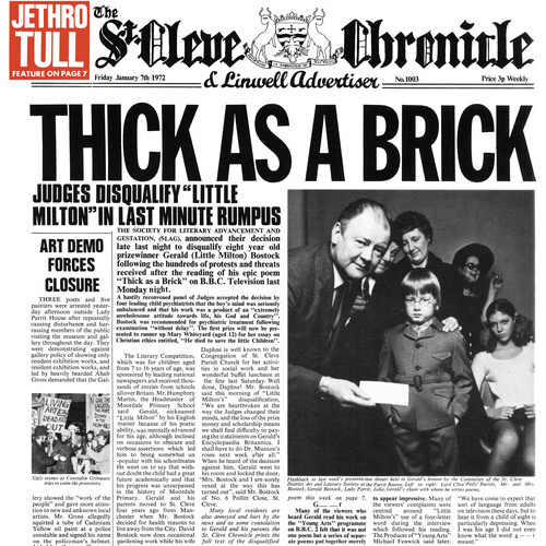 Jethro Tull -  Thick As A Brick - 180g Vinyl LP